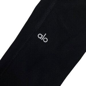 Alo High-Waist Alosoft Lounge Legging Solid Black Small